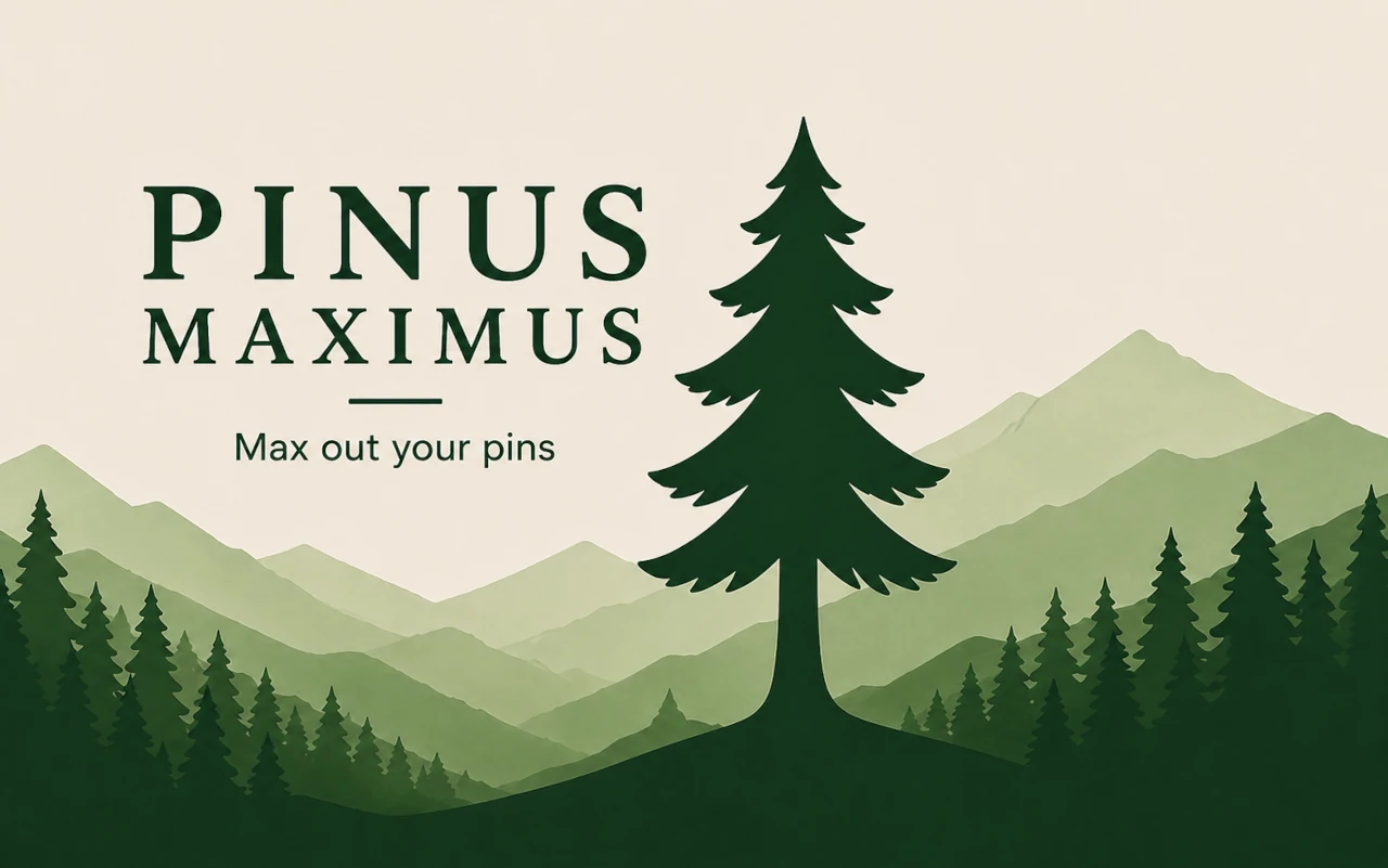 Pinus Maximus product poster